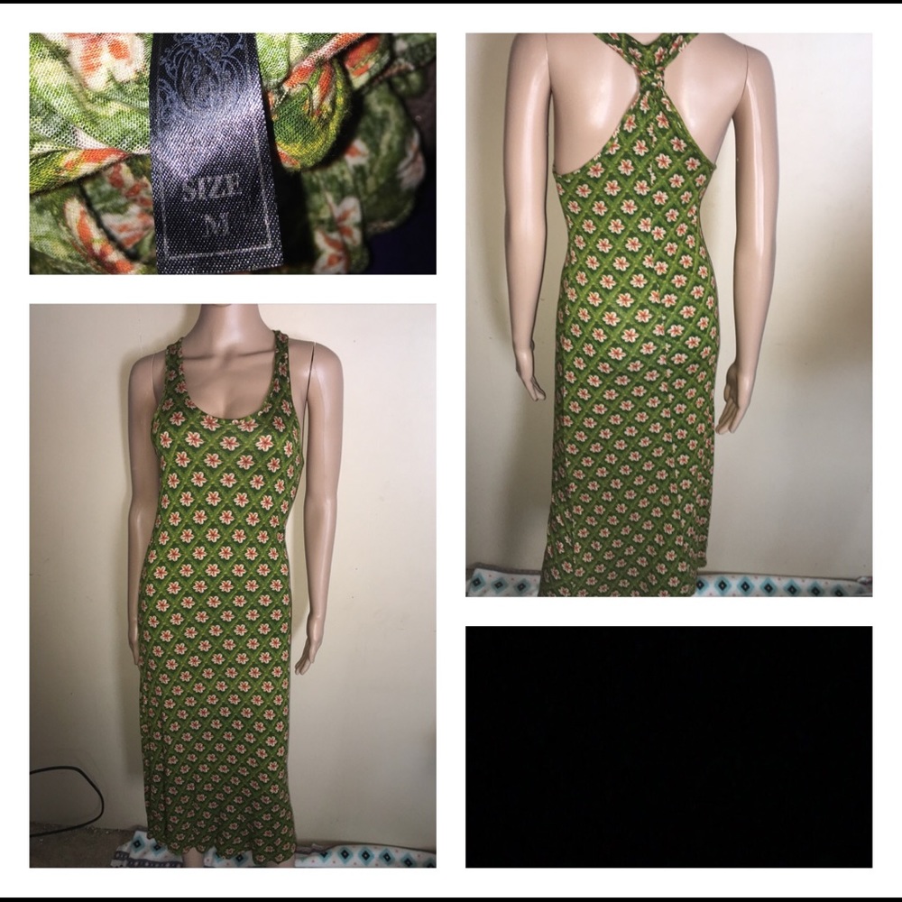 long green dress
